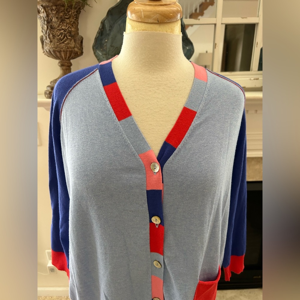 Zaket & Plover Colorblock Cardigan Sweater - Picture 2 of 10